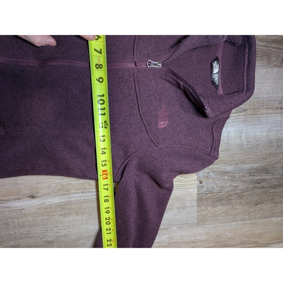 The North Face Womens M Plum Purple Full Zip Fleece Jacket - Picture 7 of 8
